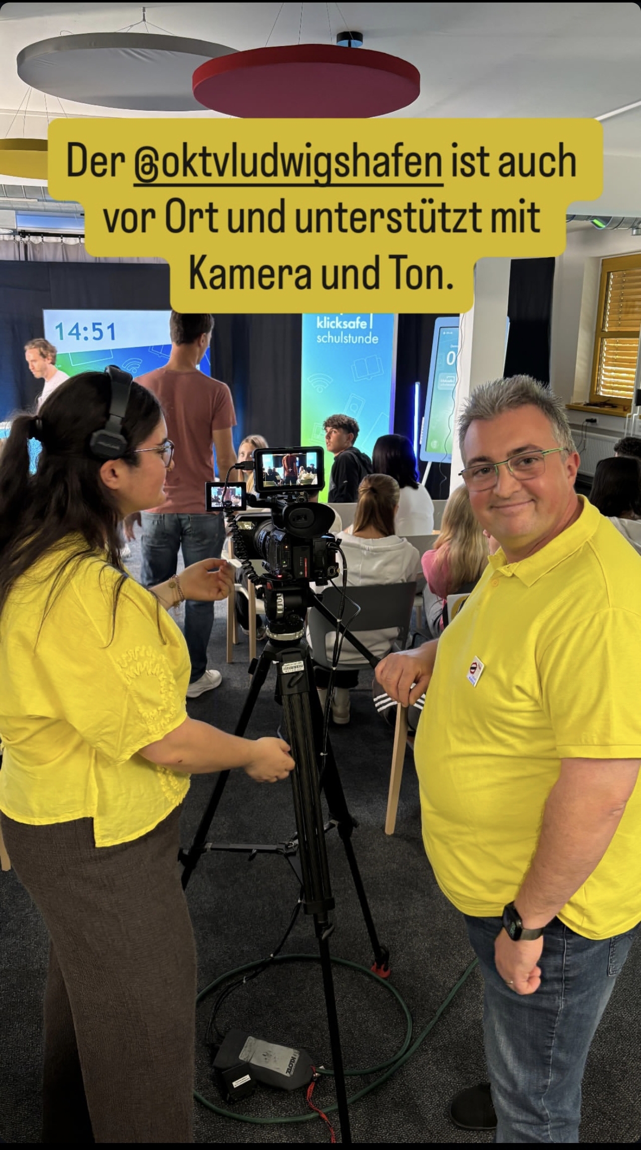 Thema Cybermobbing – Livestream in über 2000 Schulklassen mit Unterstützung des OK Ludwigshafen